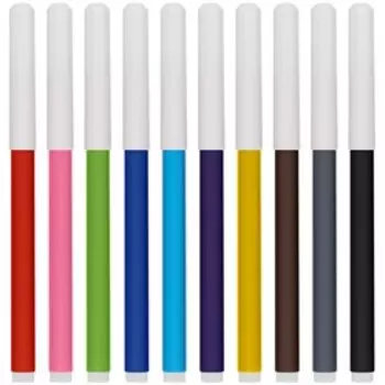 Фломастеры 10 цветов Стамм «Веселые игрушки», смываемые, вентилируемый колпачок, длина линии письма более 400 м, в пенале, европодвес