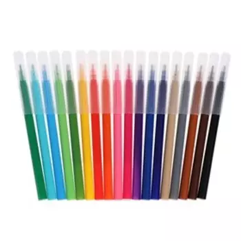 Фломастеры 18 цветов Стамм «Драконы», смываемые, вентилируемый колпачок, длина линии письма более 400 м, в пакете, европодвес