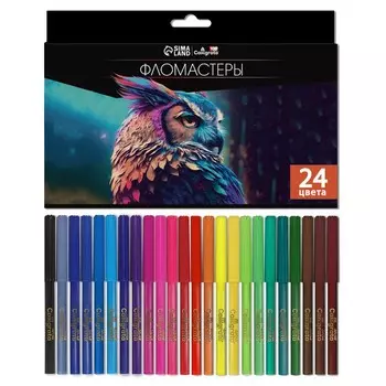 Фломастеры 24 цветов TOP Calligrata, в картонной коробке