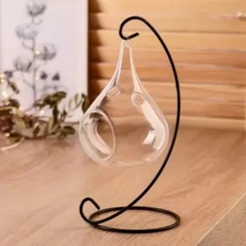 Флорариум «Груша», на подвесе, 23159 см, стекло, прозрачный