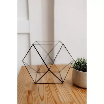 Флорариум «Кубооктаэдр», швы медь