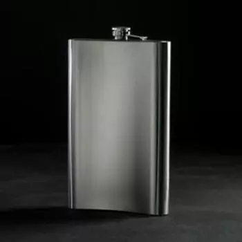 Фляга «Antistress», 1920 мл , серебристая