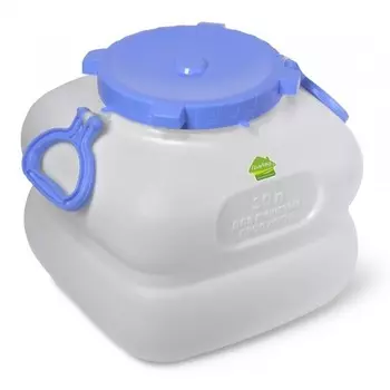 Фляга-бочка пищевая, 30 л, грловина 19,8 см, белая