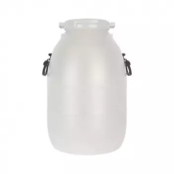 Фляга-бочка пищевая, 51 л, горловина 19,2 см, белая