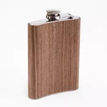 Фляжка для алкоголя Мастер К, 240 мл, подарочная, 8 oz, нержавеющая сталь