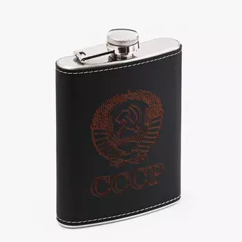 Фляжка «СССР», нержавеющая сталь, 240 мл, 8 oz