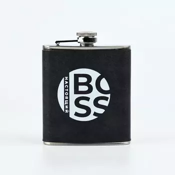 Фляжка «Настоящий BOSS», 210 мл