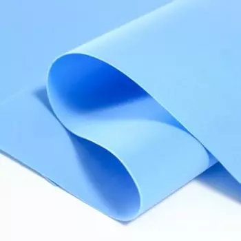 Фоамиран 1 мм 50х50 cм т.голубой, набор10 листов