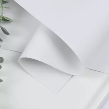 Фоамиран 1 мм, 50х50 см, белый