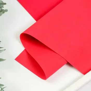 Фоамиран 1 мм 60х70 см, красный