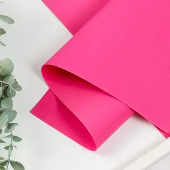 Фоамиран 1 мм 60х70 см, темно-розовый