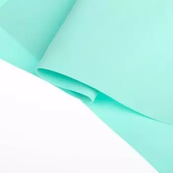 Фоамиран 50х50 см, 1 мм цв.аквамарин