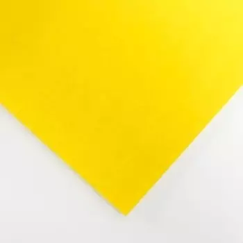 Фоамиран флоковый 1,8 мм (Жёлтый) 50х70 см