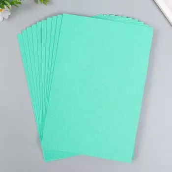 Фоамиран глиттерный 2 мм 20х30 см, мятный