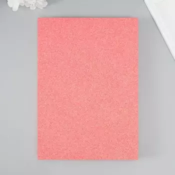 Фоамиран глиттерный 2 мм, 20х30 см, розовый