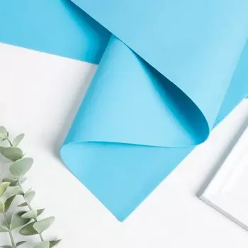 Фоамиран матовый 50х50см 1 мм, голубой