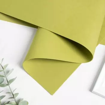 Фоамиран матовый 50х50см 1 мм, хаки