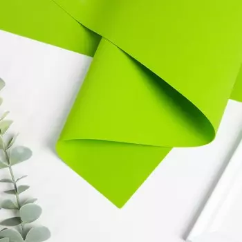 Фоамиран матовый 50х50см 1 мм, светло-салатовый