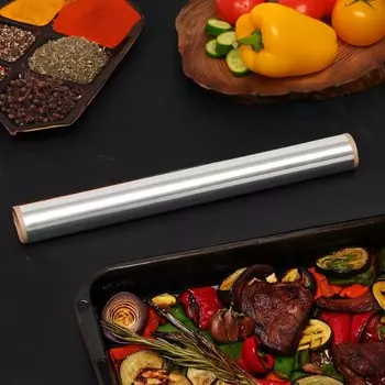 Фольга алюминиевая пищевая "UPAK LAND" 29 см х 10 м, 9 мкм