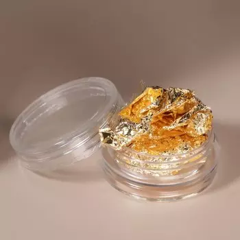 Поталь для декора ногтей, золотистая