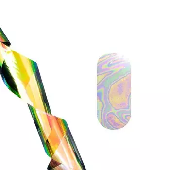 Фольга переводная для литья в банке POLE, древесные кольца