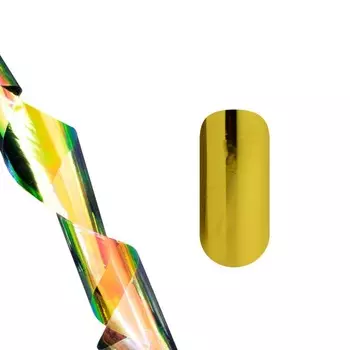 Фольга переводная для литья в банке POLE, золотая