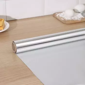 Фольга пищевая алюминиевая Доляна, 44 см 25 м, 14 мкм