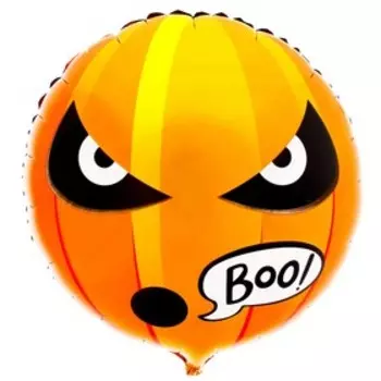 Воздушный шар фольгированный 18" «Буу», круг