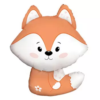 Воздушный шар фольгированный 34" «Лисичка. Волшебный лес», фигура