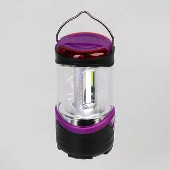 Фонарь кемпинговый аккумуляторный 5 Вт, 1200 мАч, USB, фиолетовый