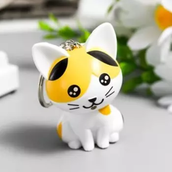 Фонарик свет, звук " Котёночек"МИКС 3,8х3,6х5,7 см