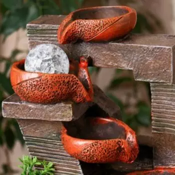 Фонтан "Бахра" вазочка, 20х16х33 см (с подсветкой)