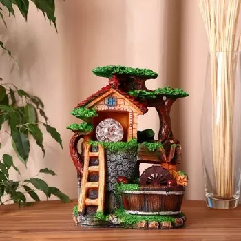 Фонтан «Домик лестница», 121927 см, с подсветкой