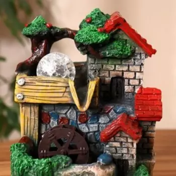 Фонтан настольный «Домик в лесу», 1314.519.5 см, с подсветкой