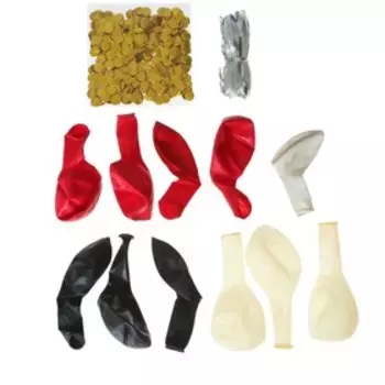 Фонтан из шаров «45 лет», латекс, фольга, 11 шт.