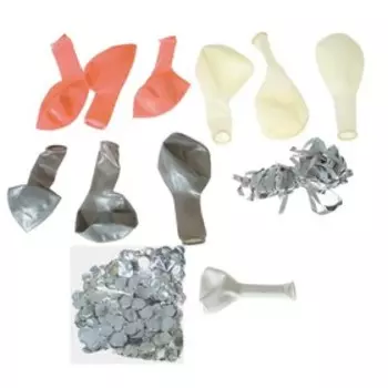 Воздушные шары, набор "5 лет", для девочки, латекс, фольгированные, 10 шт.