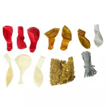 Фонтан из шаров «60 лет», латекс, фольга, 11 шт.