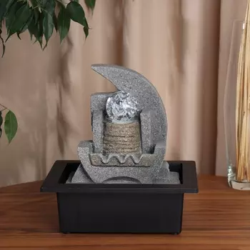 Фонтан настольный «Куртэн», 2323 см, с подсветкой