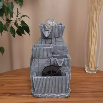 Фонтан настольный «Малкольм», 2915 см, с подсветкой