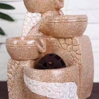 Фонтан "Николь" бочка лунная дорожка, 13х20 см (с подсветкой)