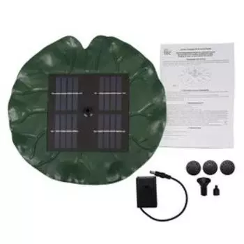 Фонтан плавающий "Лилия", 1,3 Вт, 150 л/ч, Hmax 30 см, на солнечной панели