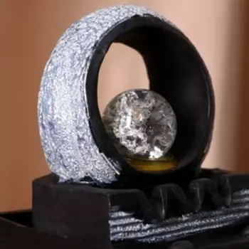 Фонтан "Шерил" круг, 15х15х19 см (с подсветкой)