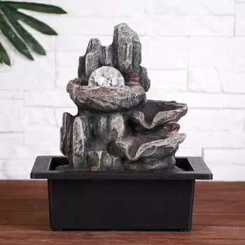 Фонтан настольный «Томирис», горный ручей», 1825 см, с подсветкой