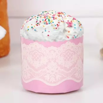 Форма бумажная для кекса, маффинов и кулича "Кружево" 70х60мм, (фасовка 2000 шт)