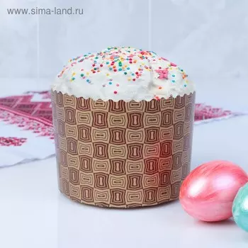 Форма бумажная для кулича Деко-про «Новый стандарт», 118.5 см, МИКС