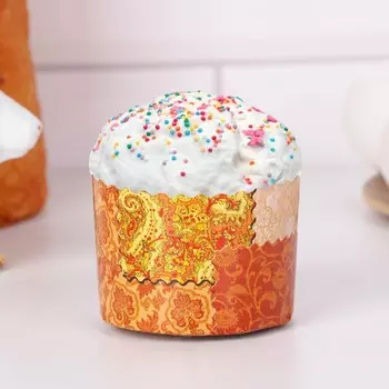 Форма для кулича бумажная Деко-про «Ретро», 64.5 см, МИКС