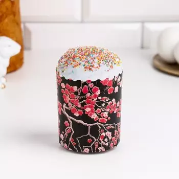 Форма бумажная для кекса, маффинов и кулича "Сакура" 70х85мм (2400 шт в кор.)