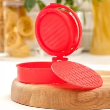 Форма для котлет Доляна Stufz, 13125,5 см, цвет красный