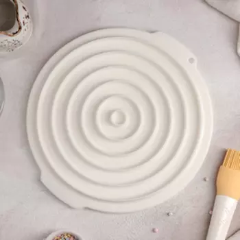 Форма для муссовых десертов и выпечки Доляна «Слои», силикон, 2725,5 см, цвет белый