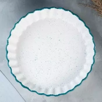 Форма для запекания Борисовская керамика «Варадеро», 2,5 мл, 286 см, белая